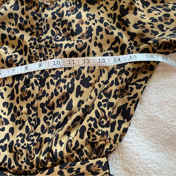 J Crew leopard pleated skirt dress perfect condition! - Picture 8 of 12